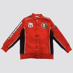 Red Racing Canvas Racing Jacket - S
